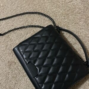 Aldo Quilted Black Crossbody Bag